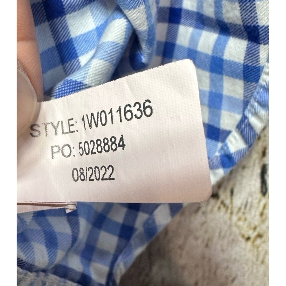 Vineyard‎ Vines Shirt Mens XL Blue Check L/S Stretch Poplin Twill Button Down - Picture 5 of 7